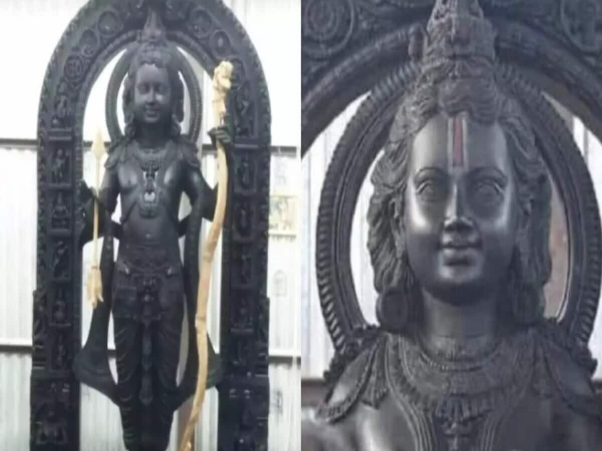 रामलला का कर लीजिए पहला दर्शन, प्राण प्रतिष्ठा से पहले सामने आई तस्वीर