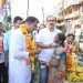 कांग्रेस लोकसभा प्रत्याशी दिनेश यादव ने पूर्व से पश्चिम तक किया सघन जनसंपर्क