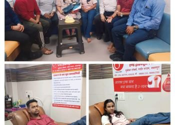 यश और अदिति ने किया रक्त दान, बोले- मानव सेवा ही परम सेवा