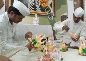 एमपी के जबलपुर में सेंट्रल जेल के कैदियों ने बनाई इको फ्रेंडली गणेश प्रतिमाएं