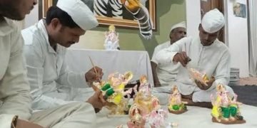 एमपी के जबलपुर में सेंट्रल जेल के कैदियों ने बनाई इको फ्रेंडली गणेश प्रतिमाएं