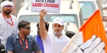 नरेंद्र मोदी वोट चुराकर चुनाव जीतते हैं , राहुल गांधी का सीधा आरोप