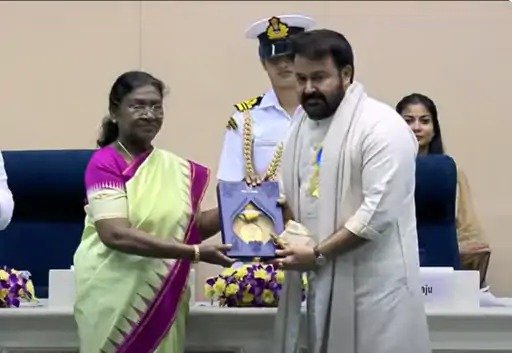 मोहनलाल को दादासाहेब फाल्के पुरस्कार, शाहरुख को पहली बार नेशनल अवार्ड, विक्रम मैसी और रानी मुखर्जी भी हुई सम्मानित