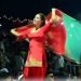 हरियाणवी डांसर सपना चौधरी की परफॉर्मेंस के दौरान डोम गिरा
