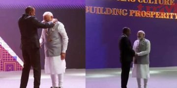 प्रधानमंत्री नरेंद्र मोदी को इथियोपिया देश के सर्वोच्च नागरिक सम्मान से नवाजा गया