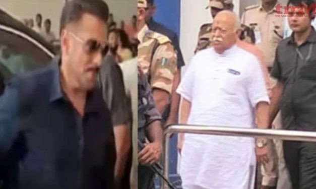राष्ट्रीय स्वयंसेवक संघ (आरएसएस) के शताब्दी वर्ष कार्यक्रम में नजर आए बॉलीवुड के भाईजान सलमान खान