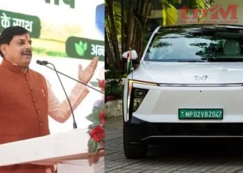 मुख्यमंत्री डॉ. मोहन यादव के काफिले का हिस्सा बनी नई XEV 9e इलेक्ट्रिक कार, अब EV से चलेंगे सीएम