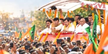 भाजपा राष्ट्रीय अध्यक्ष नितिन नवीन का इंदौर में भव्य स्वागत, ‘स्वामित्व योजना’ का शुभारंभ कर हितग्राहियों को मुफ्त रजिस्ट्री बांटी
