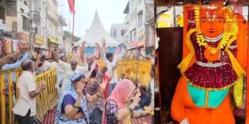 उज्जैन के खड़े हनुमान जी 1 इंच भी अपने स्थान से नहीं हिले, शासन और प्रशासन बेबस नजर आया