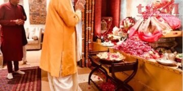 पीएम मोदी ने गणेश चतुर्थी के मौके पर पीयूष गोयल के घर पर की आरती,देश की निरंतर प्रगति के लिए प्रार्थना की