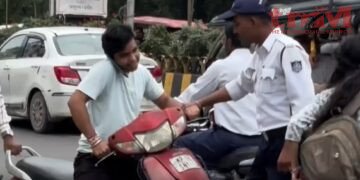 इंदौर में ट्रैफिक नियम सख्त, पहली बार एफआईआर तक दर्ज