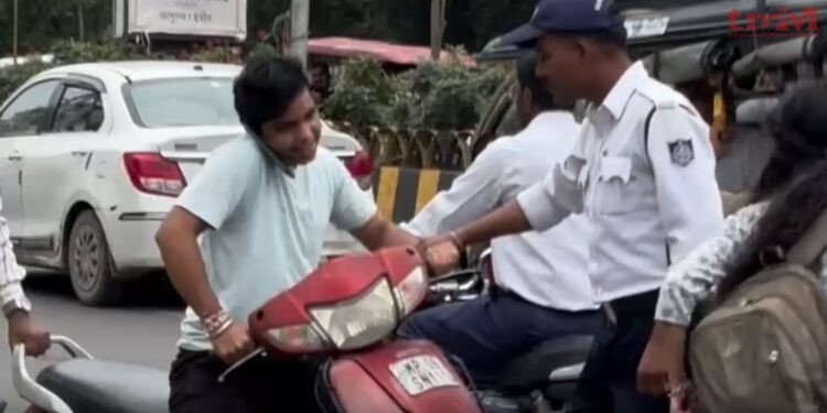 इंदौर में ट्रैफिक नियम सख्त, पहली बार एफआईआर तक दर्ज