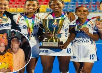 ग्वालियर की युवा हॉकी खिलाड़ी कृष्णा शर्मा ने अंतरराष्ट्रीय स्तर पर शहर और देश का नाम रोशन किया,5 गोल किए