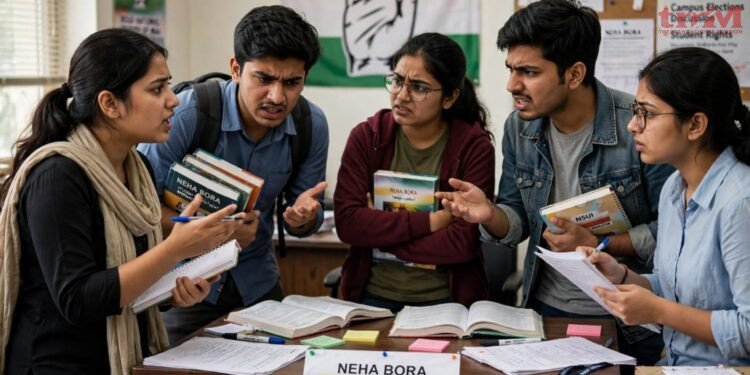 कांग्रेस में नेहा बोरा के तवज्जो से स्टूडेंट विंग NSUI में उपजी नाराजगी !