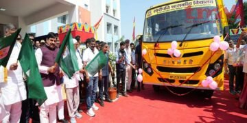 नरसिंहपुर जिले में ₹175 करोड़ से अधिक के विभिन्न विकास कार्यों का लोकार्पण,सांदीपनि विद्यालय को 15 नई बसों की सौगात